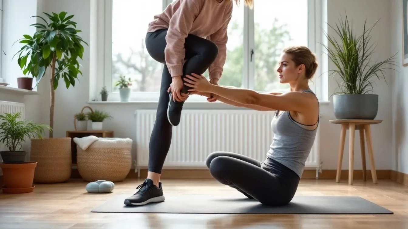 Ik deed deze oefening 2 minuten per dag, mijn knieën zijn veel sterker geworden