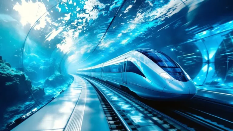 Ingenieur onthult waarom onderwatertreintunel zo indrukwekkend oogt op foto’s