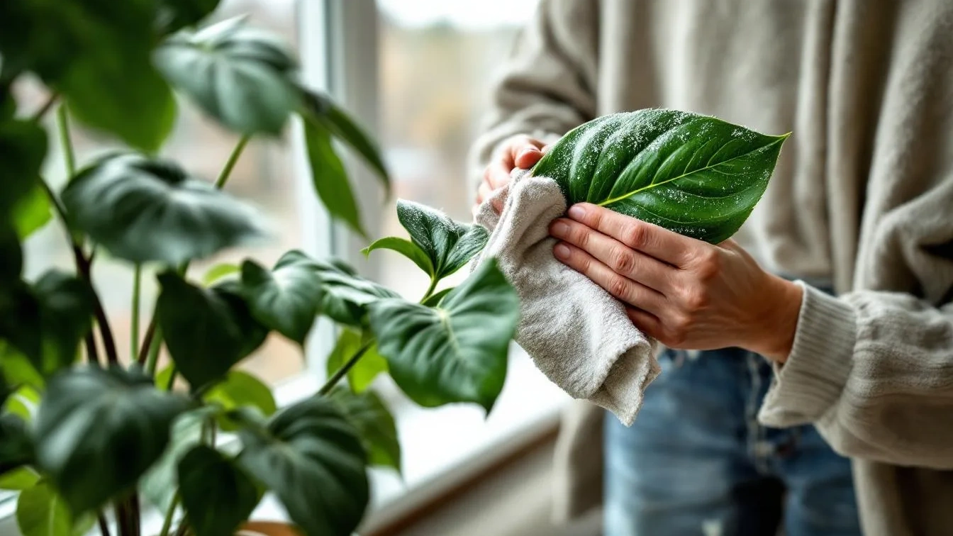 Waarom stof zo dodelijk is voor je kamerplanten en hoe je het voorkomt