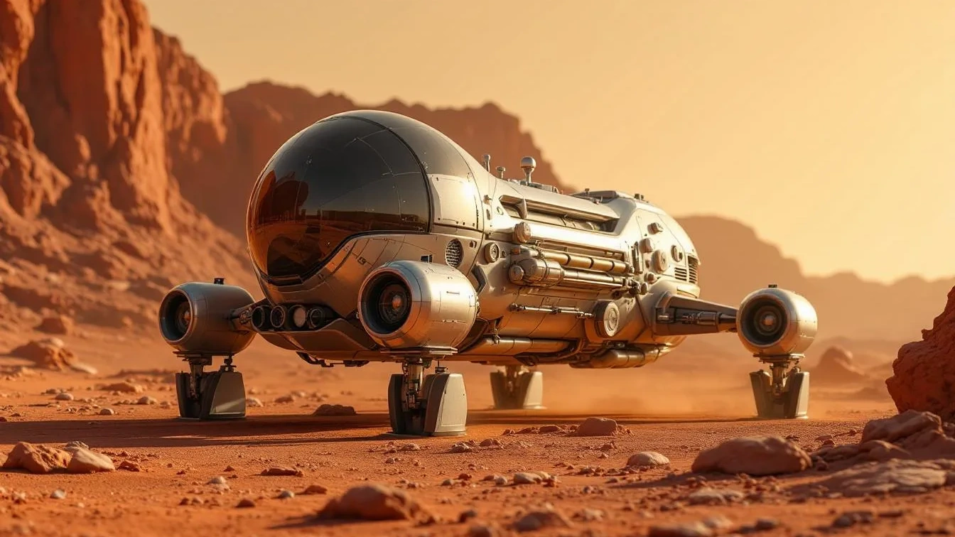 Deze Europese expert onthult hoe het eerste bemande ruimteschip naar Mars eruitziet