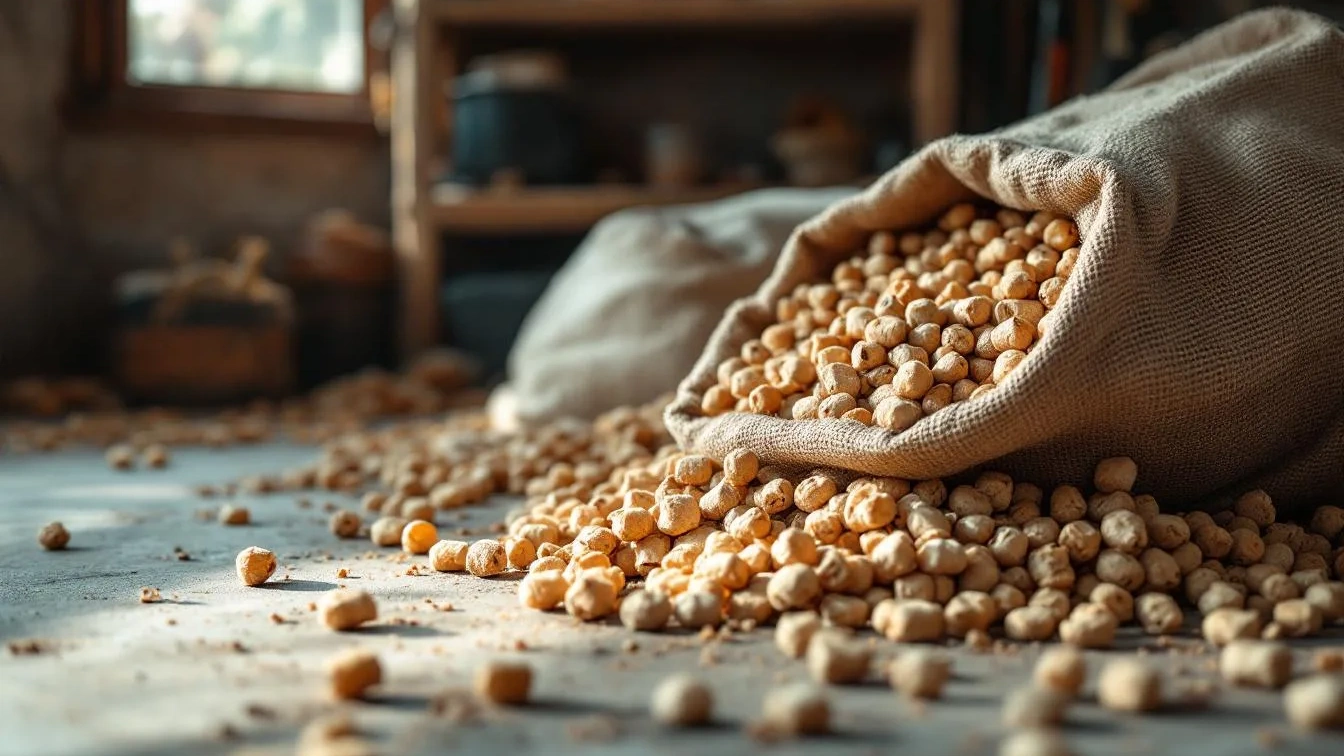 Pelletverkoper onthult waarom vorig jaar opgeslagen pellets bijna waardeloos zijn