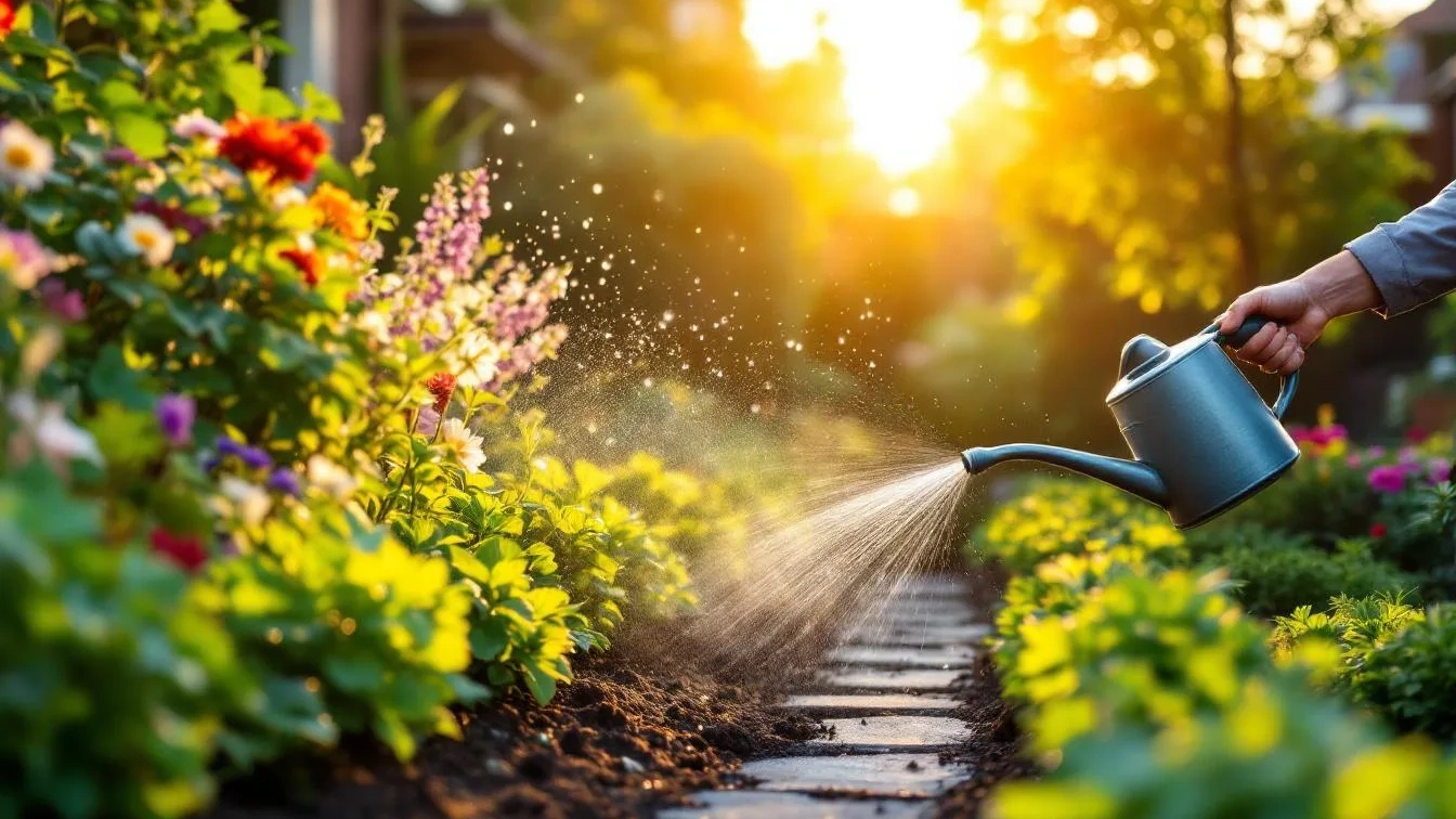 Tuinman onthult waarom je op dit tijdstip water geven 50% water bespaart