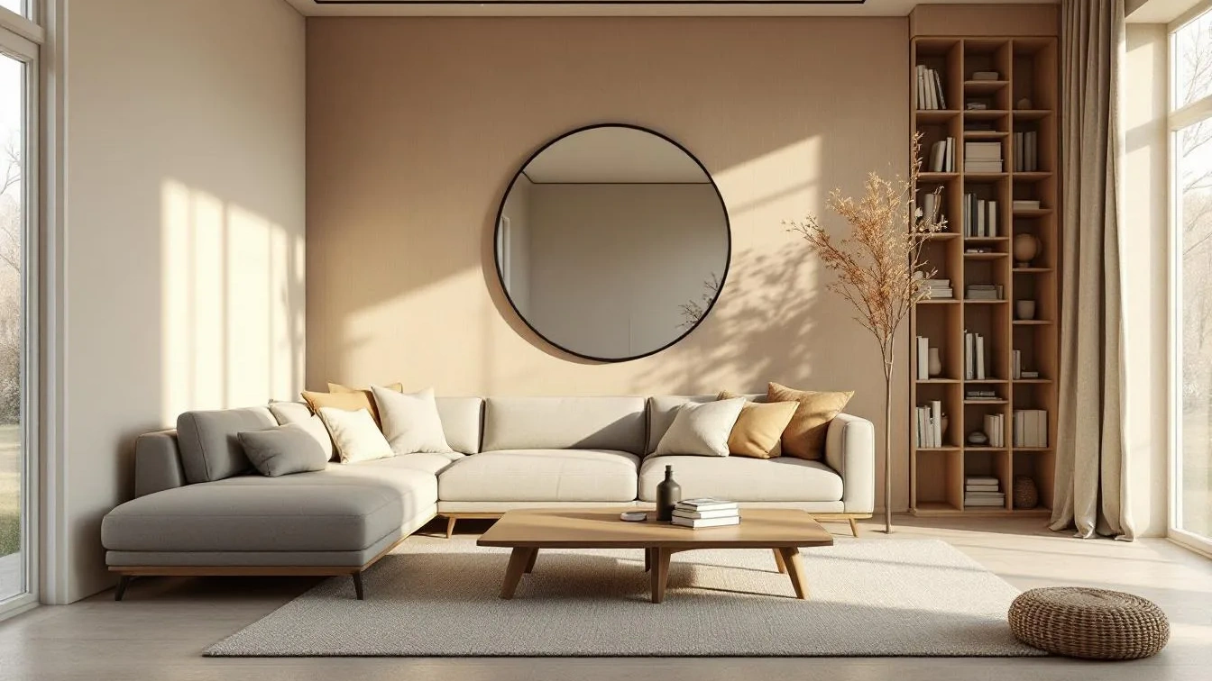 Waarom decorateurs deze truc gebruiken om kleine kamers groter te laten lijken