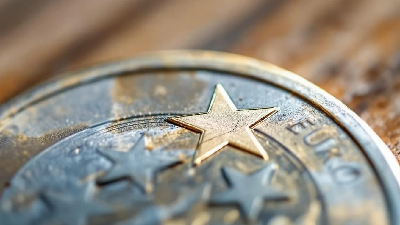 Waarom deze euromunt met fout op de ster duizenden euro’s waard is