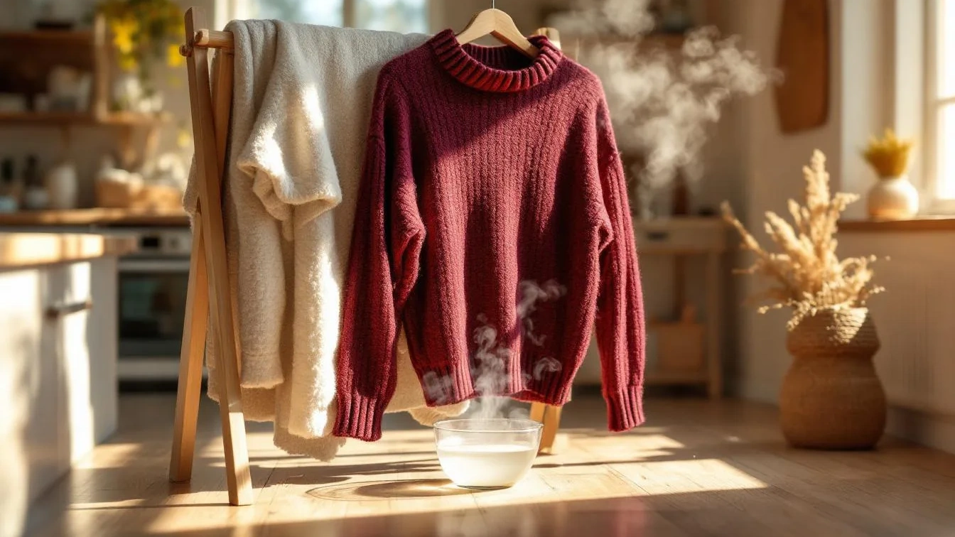 Waarom dit ene gebaar je wollen truien meteen weer laat stralen