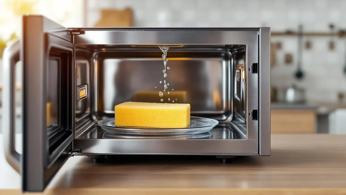 Waarom een natte spons in de magnetron dit opwarmprobleem oplost