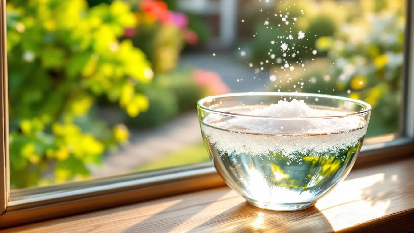 Waarom je een kom zoutwater bij het raam moet zetten