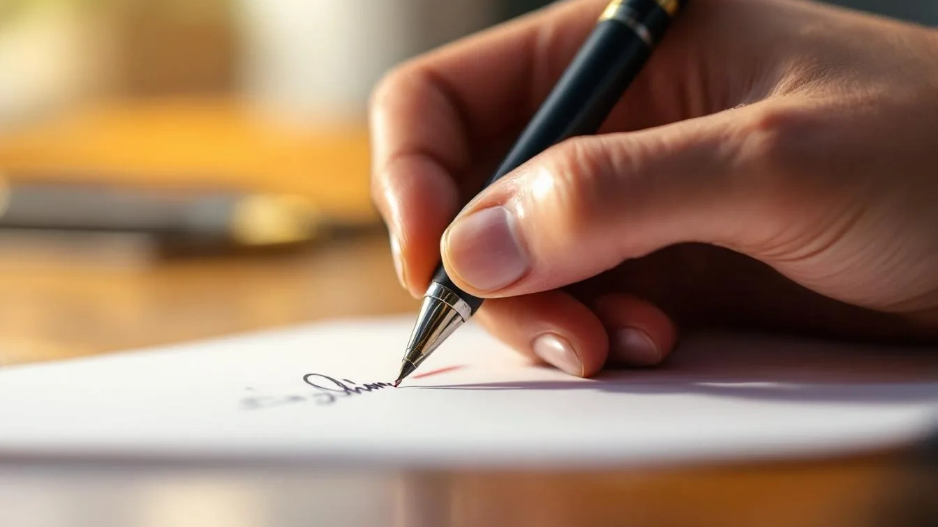 Waarom mensen hun naam onderstrepen in hun handtekening volgens psychologen