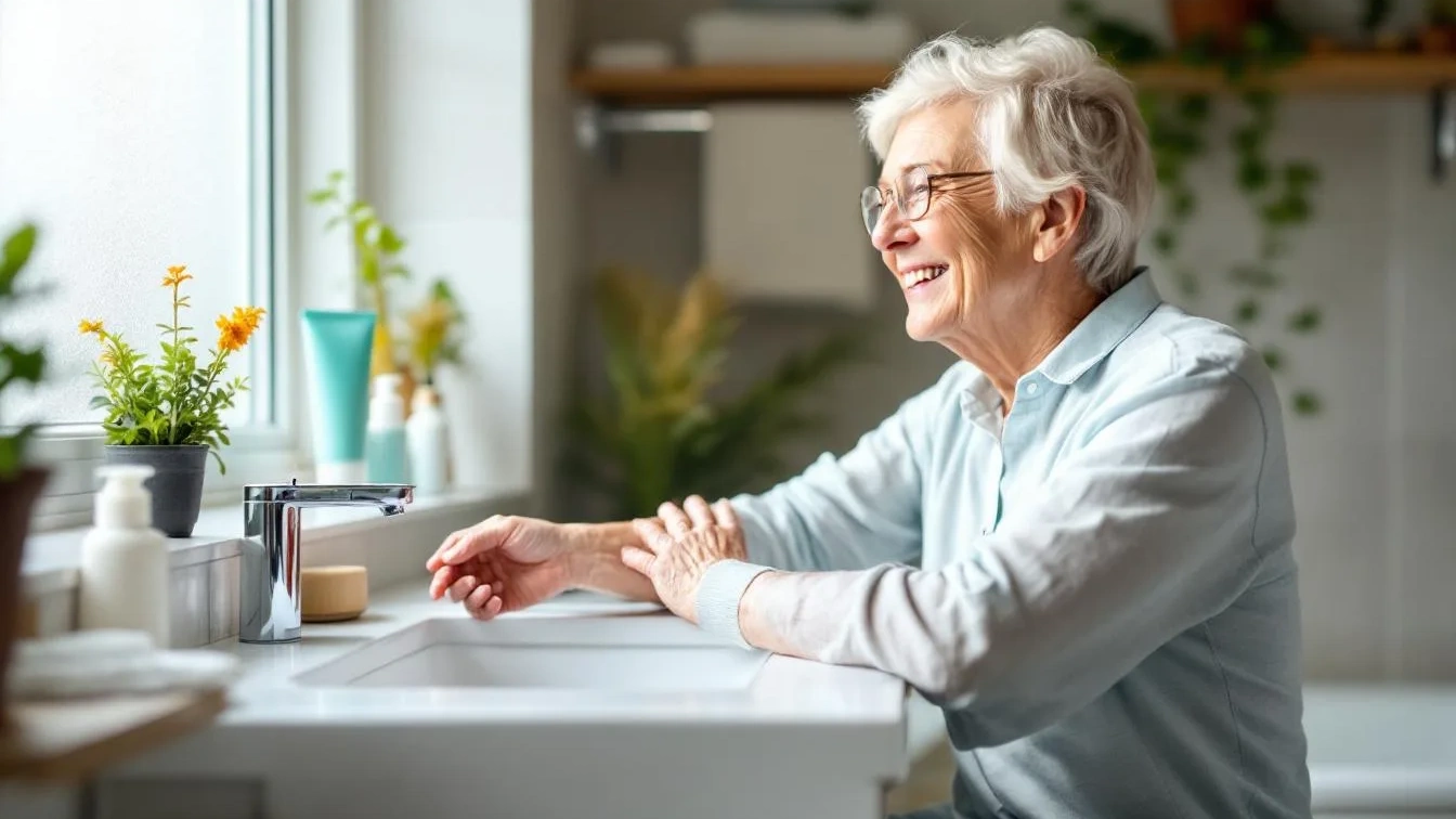 Waarom ouderen minder douchen beter is voor hun huid en gezondheid